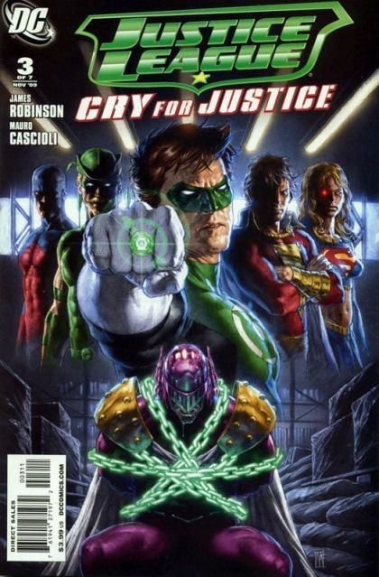 Justice League: Cry For Justice #3A Mauro Cascioli Regular