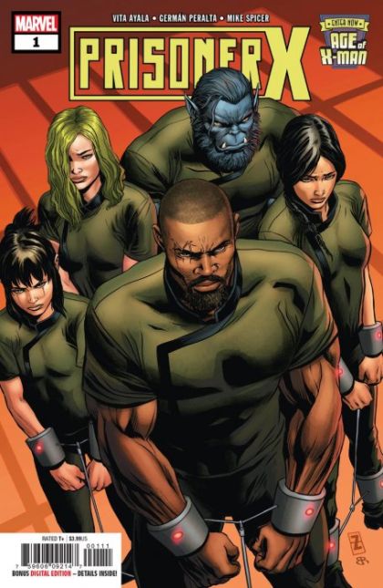 Age of X-Man: Prisoner X #1A Regular Patrick Zircher Cover