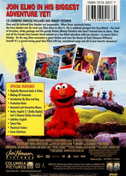 The Adventures of Elmo in Grouchland (1999) - DVD