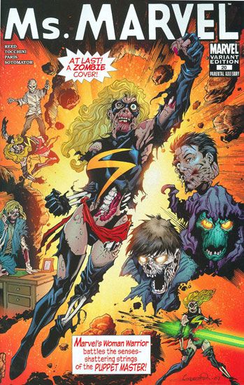 Ms. Marvel, Vol. 2 #20B Aaron Lopresti Zombie Variant