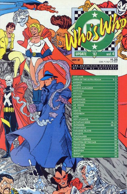 Who's Who: Update '87 #4A Direct Edition