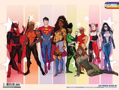 DC Pride 2022 #1B Joshua “Sway” Swaby Wraparound Variant Cover