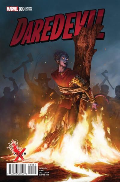 Daredevil, Vol. 5 #9B Rahzzah Death Of X Variant