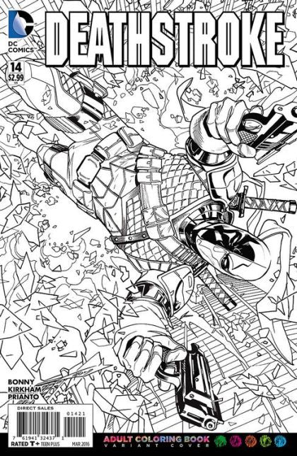 Deathstroke, Vol. 3 #14B Emanuela Lupacchino Adult Coloring Book Variant