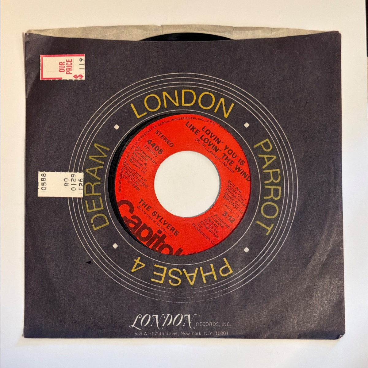 THE SYLVERS - LOVIN' YOU IS LIKE LOVIN' THE WIND (1976) - Vinyl