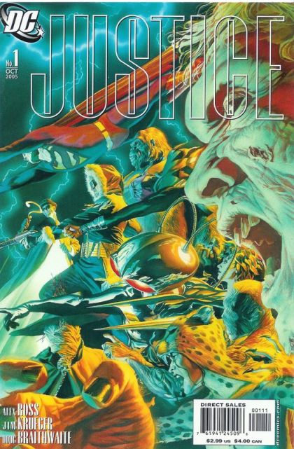 Justice #1B Alex Ross Variant