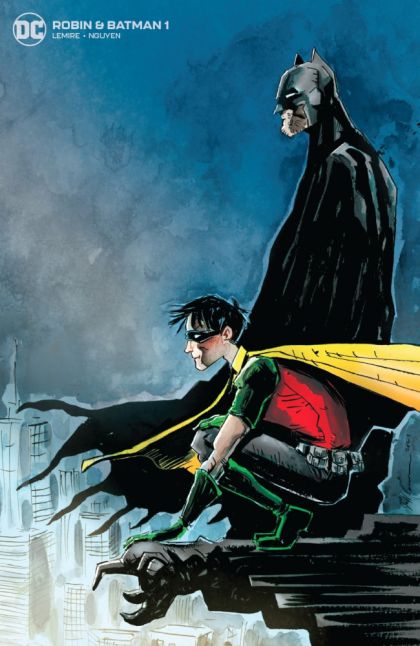 Robin & Batman #1B Jeff Lemire Variant Cover