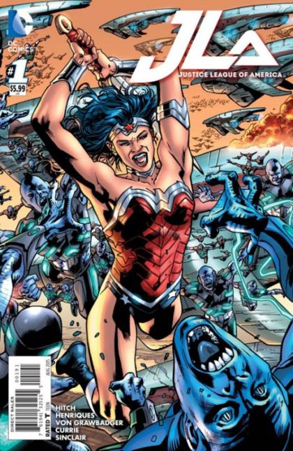 Justice League of America, Vol. 4 #1I Bryan Hitch Wonder Woman Cover