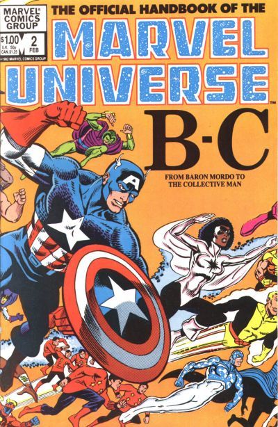 Official Handbook of the Marvel Universe, Vol. 1 #2A Direct Edition