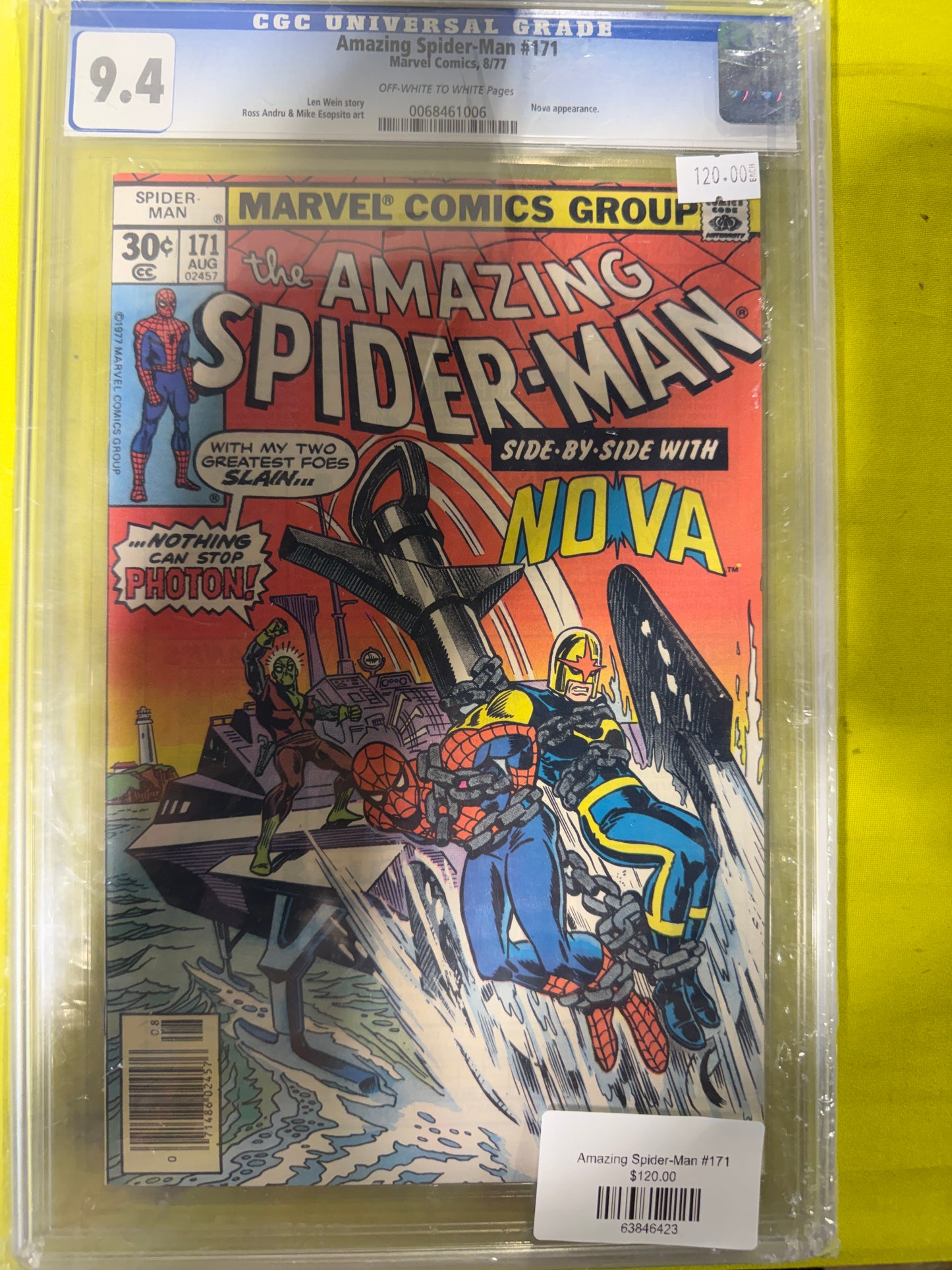 Amazing Spider-man #171 CGC 9.4