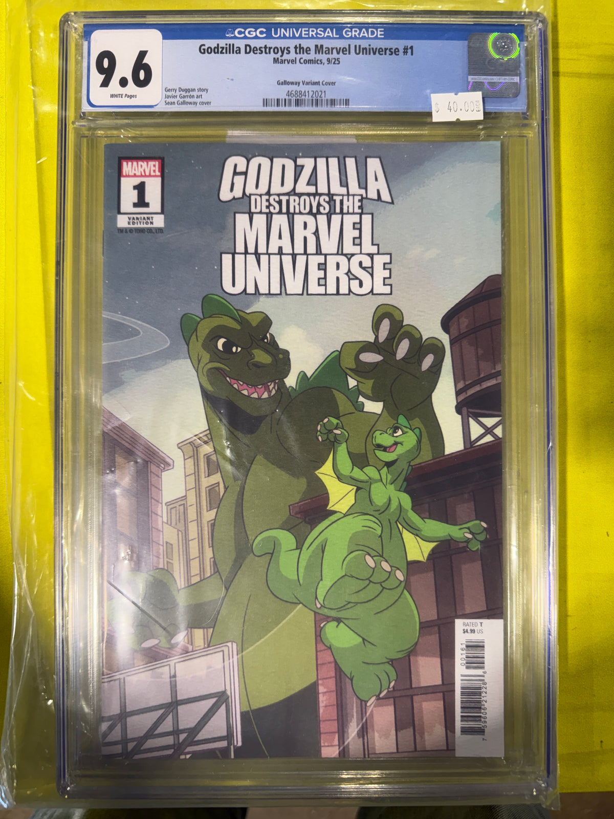 Godzilla Destroys the Marvel Universe #1 CGC 9.6