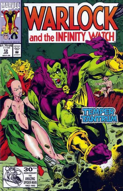 Warlock and the Infinity Watch #12A Direct Edition