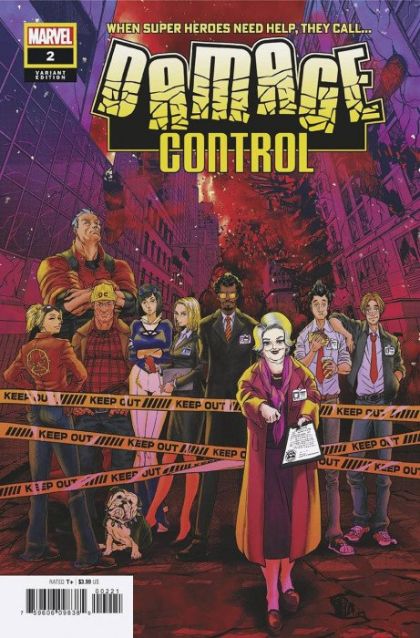 Damage Control, Vol. 4 #2B Superlog Variant