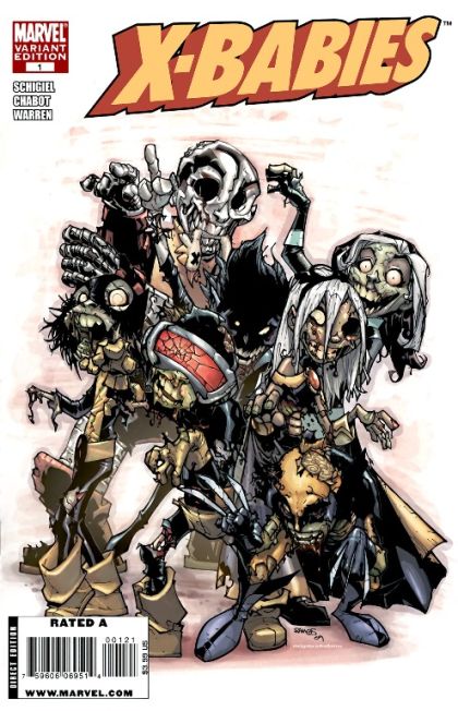 X-Babies, Vol. 2 #1C Humberto Ramos Zombie Variant Cover
