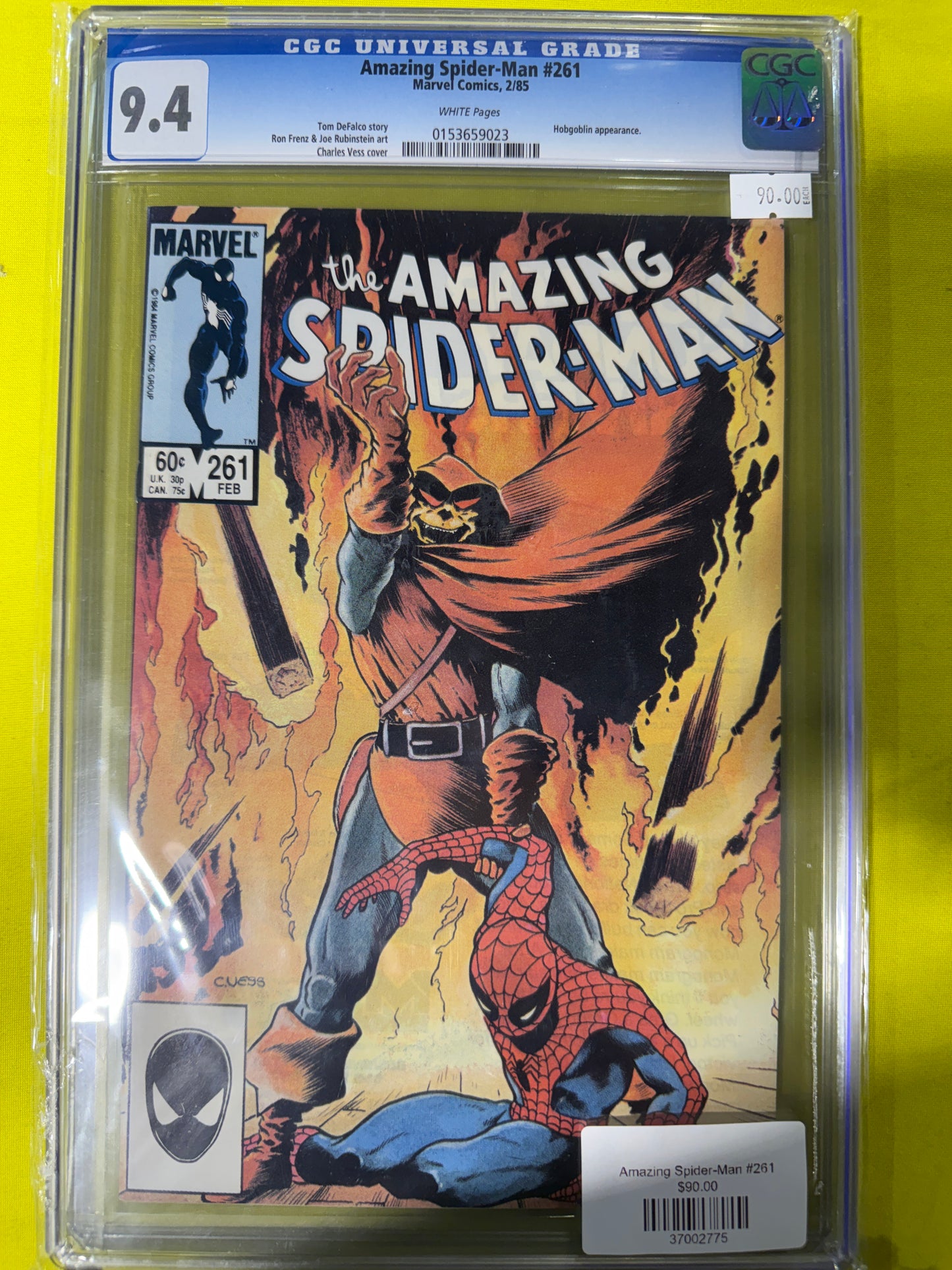 Amazing Spider-Man #261 CGC 9.4