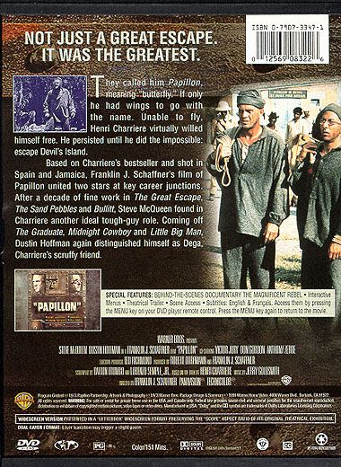 Papillon (1973) - DVD