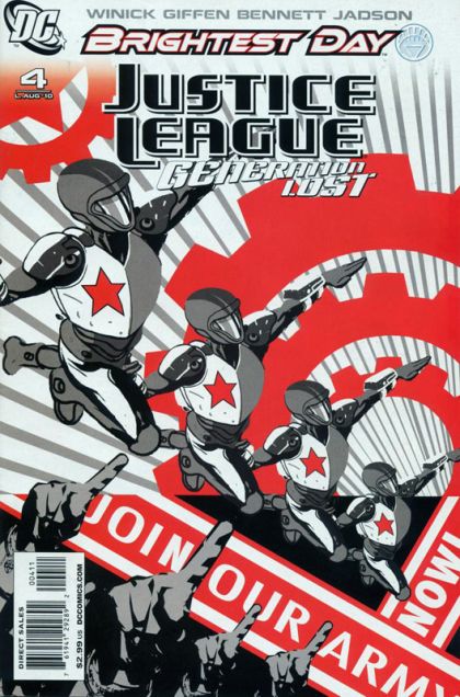 Justice League: Generation Lost #4A Tony Harris & J.D. Mettler Regular Cover