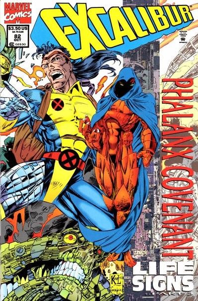 Excalibur, Vol. 1 #82B Newsstand Edition - Holo-Graphix Wrap-Around Cover