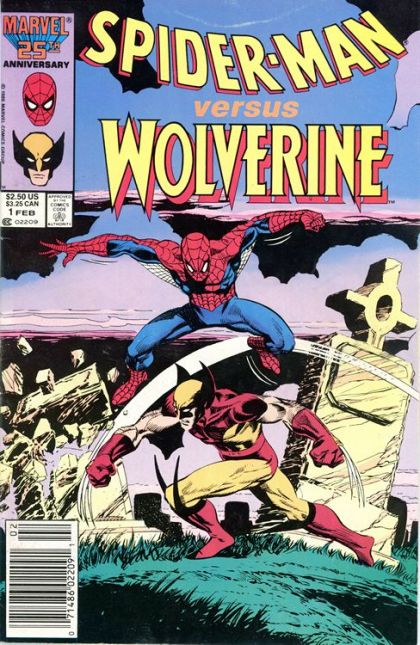 Spider-Man vs. Wolverine, Vol. 1 #1C Newsstand edition