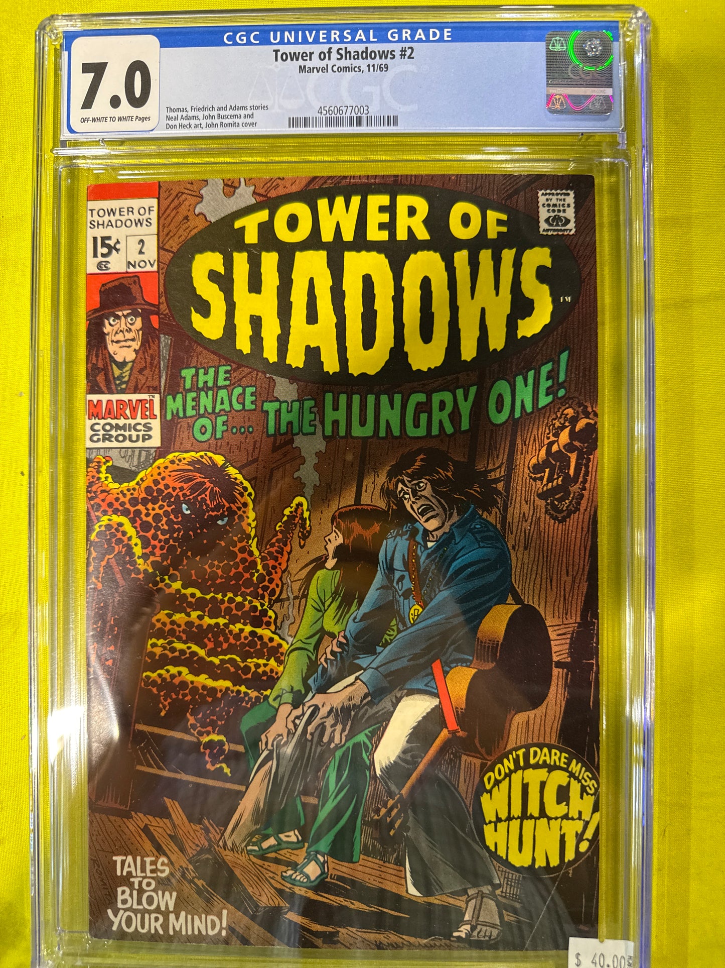 Tower of Shadows #2 CGC 7.0