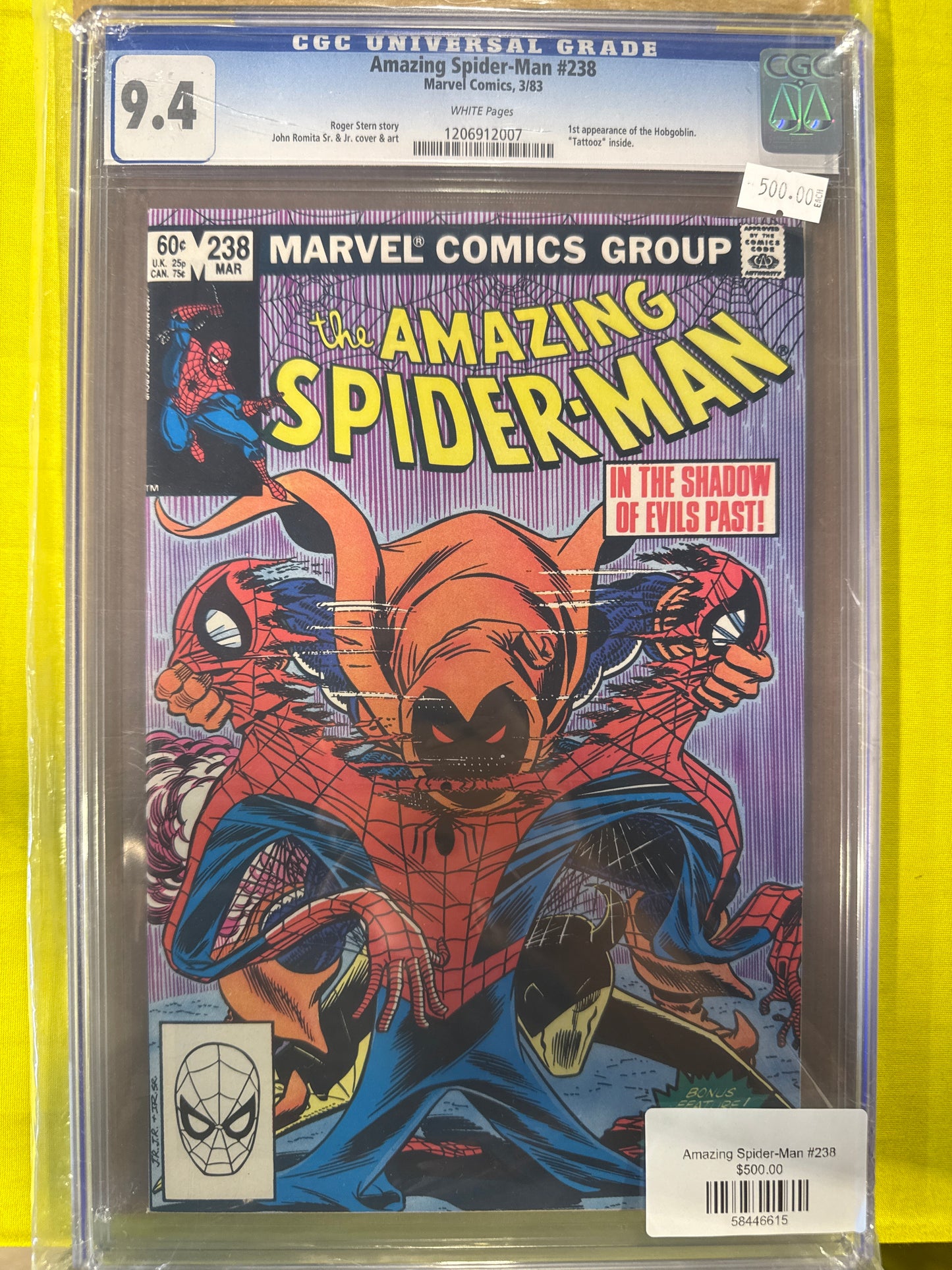 Amazing Spider-man #238 CGC 9.4