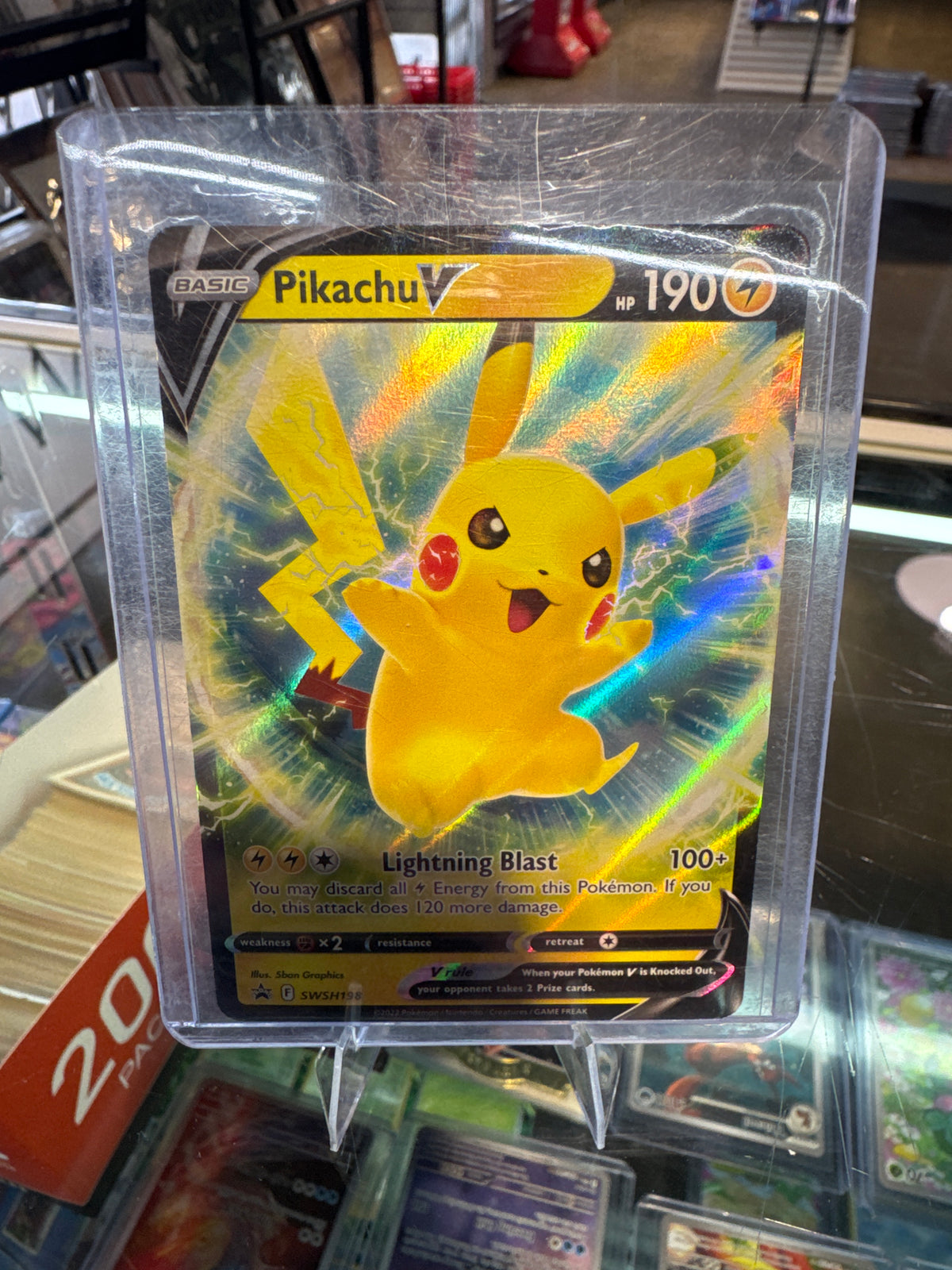 Pikachu V SWSH198
