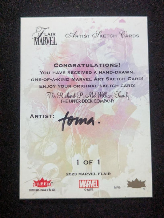 Flair Marvel Artist Sketch Emma Frost card 1 of 1