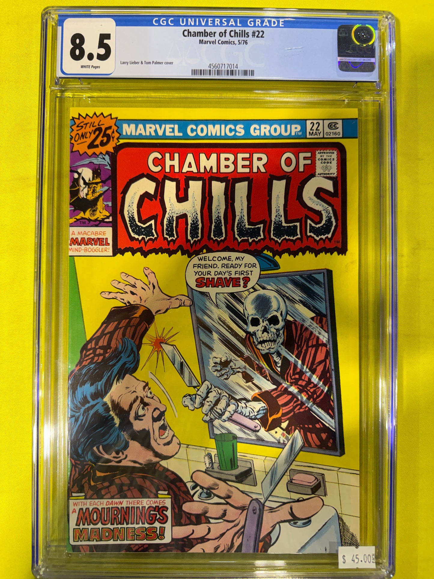 Chamber of Chills #22 CGC 8.5