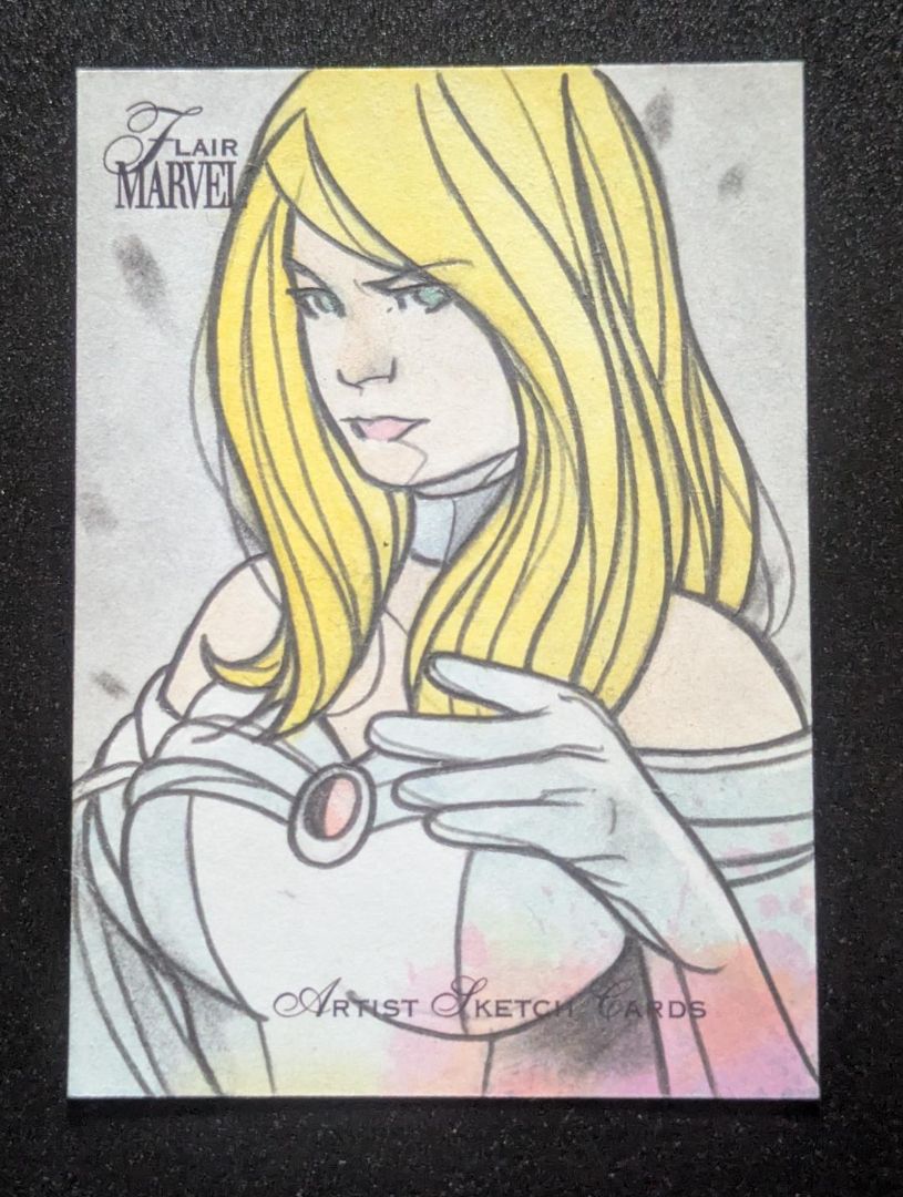 Flair Marvel Artist Sketch Emma Frost card 1 of 1