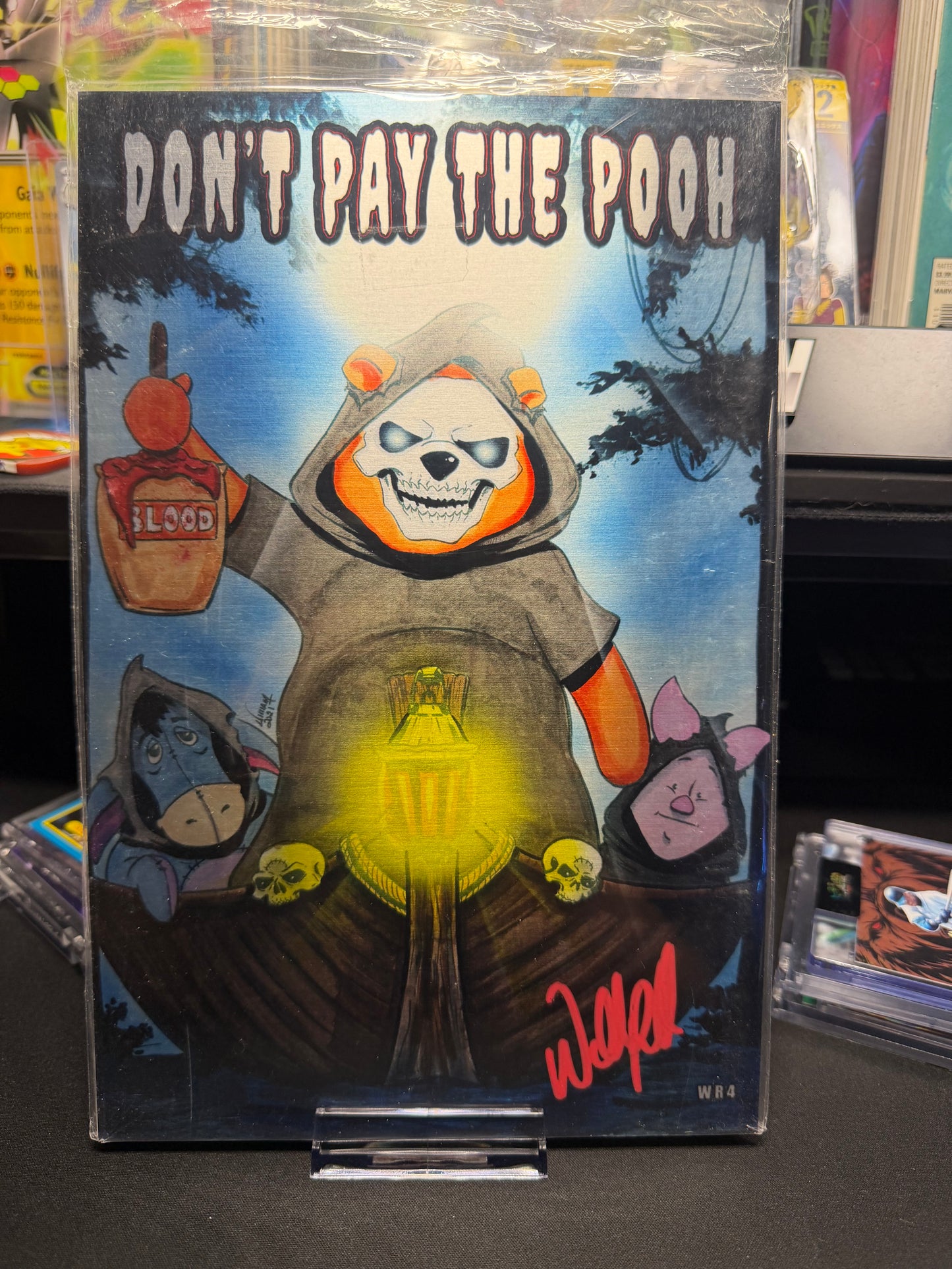 Do you Pooh? Don’t Pay the Pooh Metal SIGNED by William Russel