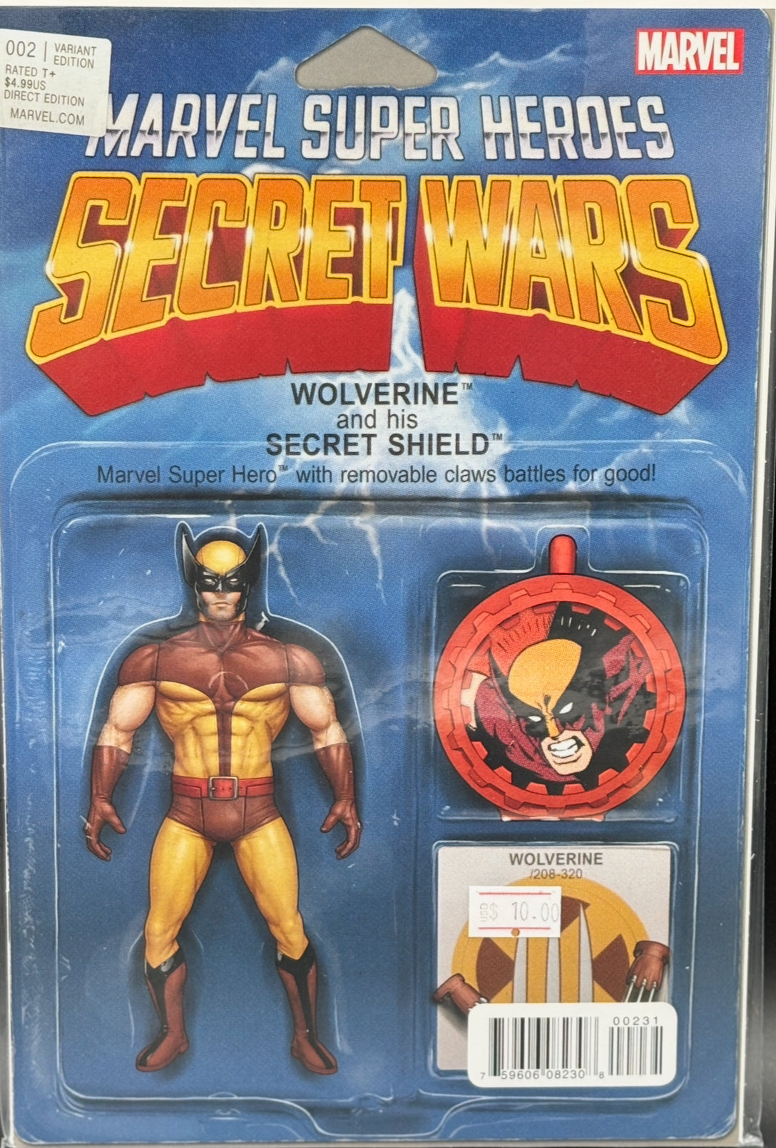 Secret Wars #2 (Of 8) Christopher Action Figure Variant