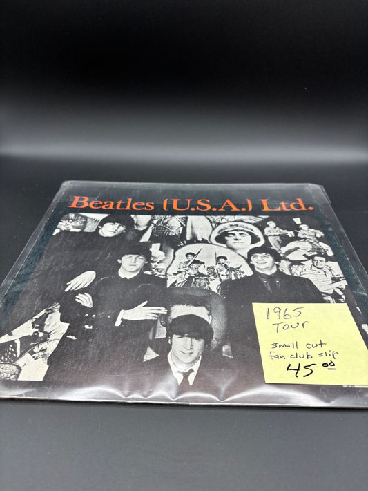 Beatles (U.S.A) Ltd. 1965 Tour