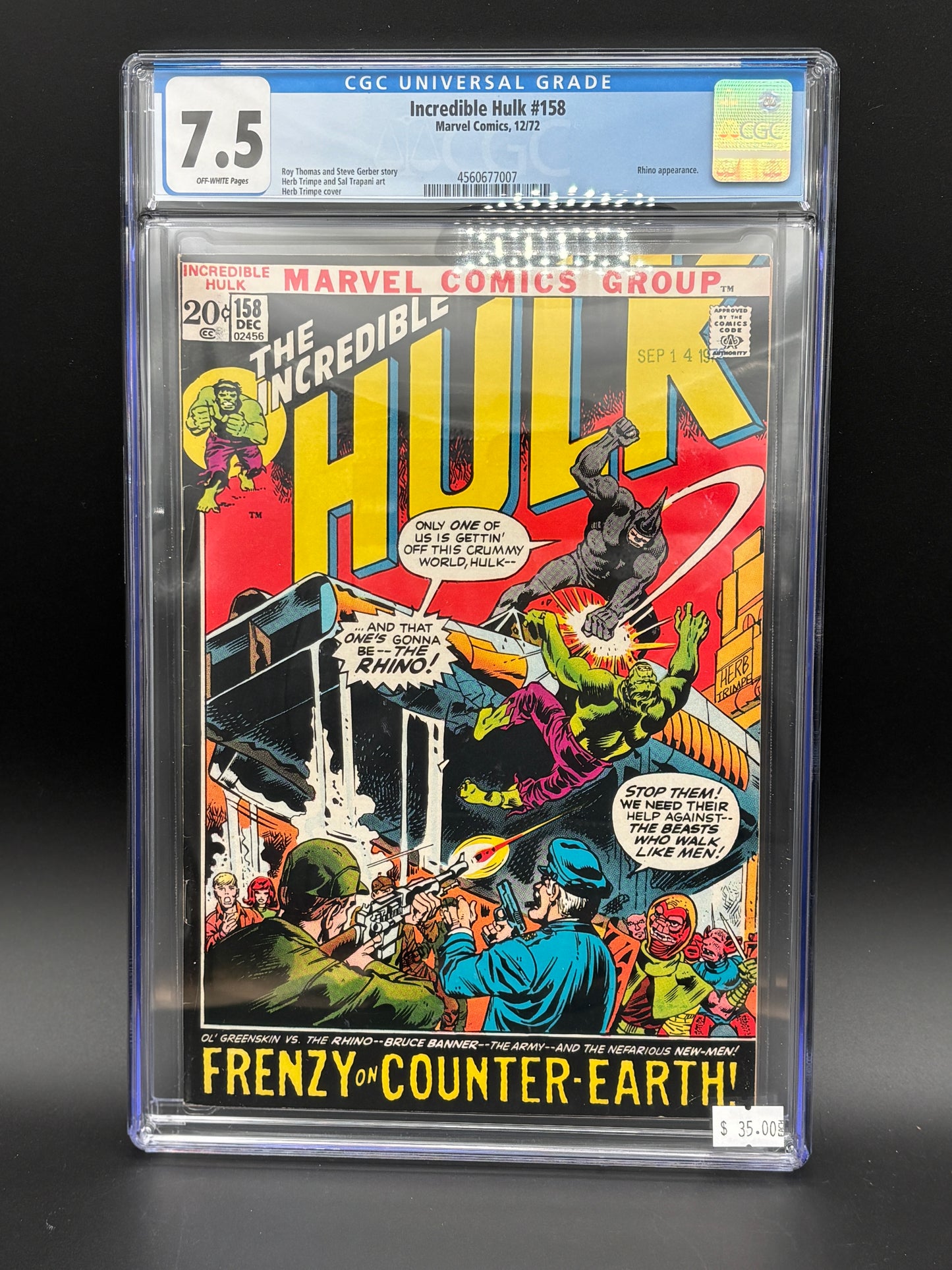 Incredible Hulk #158