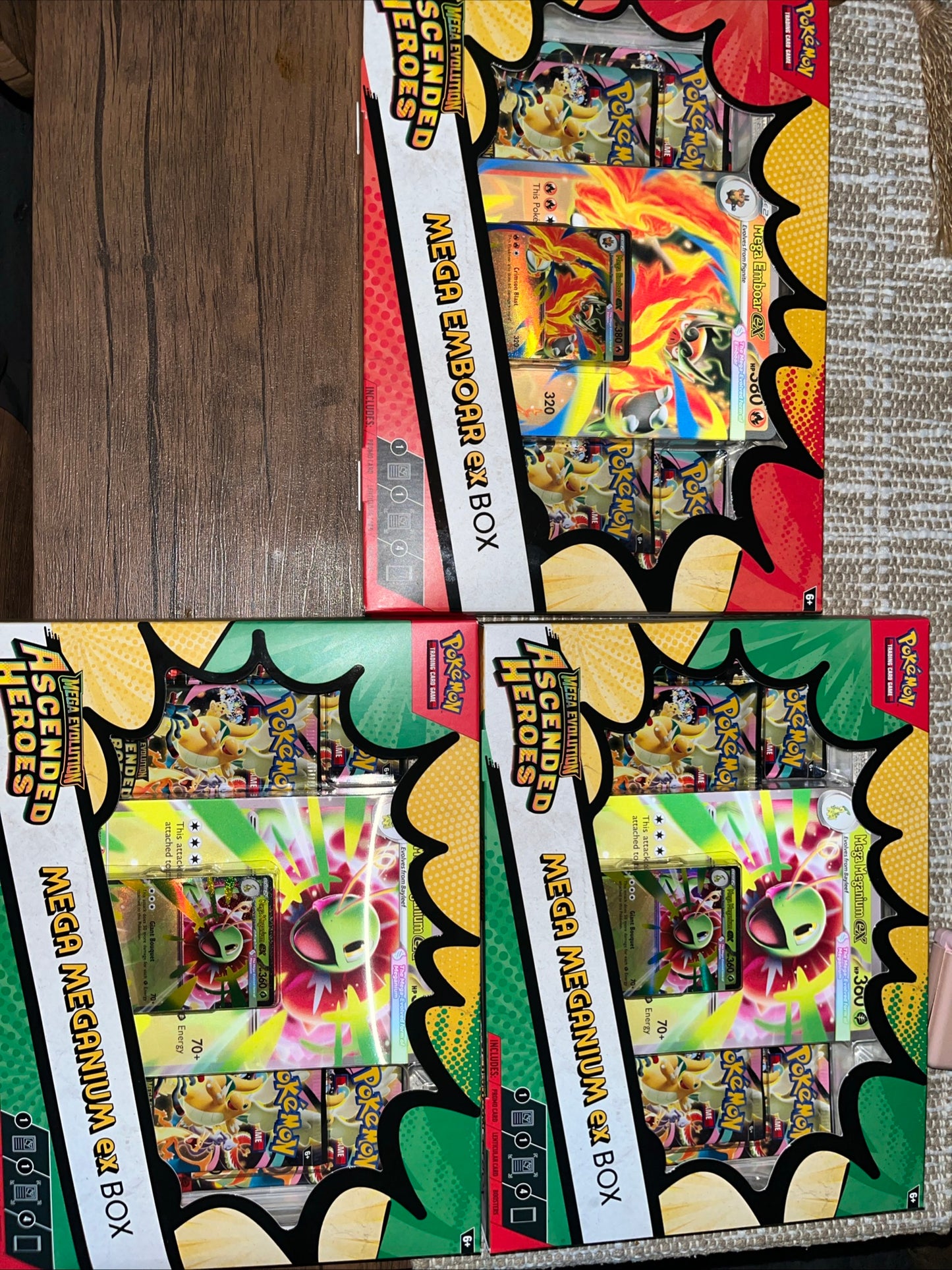 Ascended Heroes Mega meganium ex Box