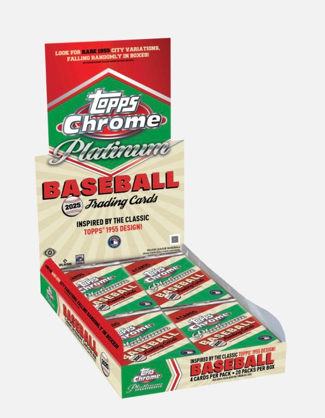 2025 Topps Chrome® Platinum Baseball - Hobby Box