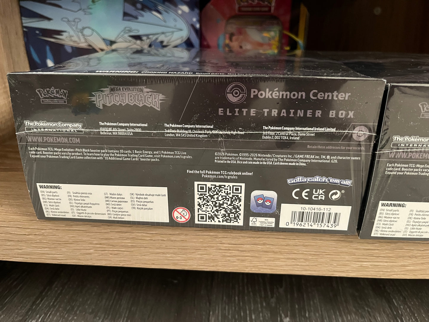 Pokemon center Pitch Black ETB