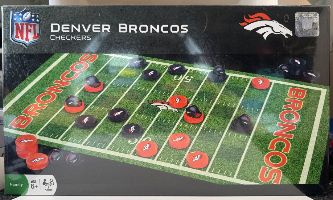 Denver Broncos Checkers