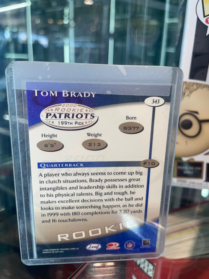 Tom Brady rookie card
