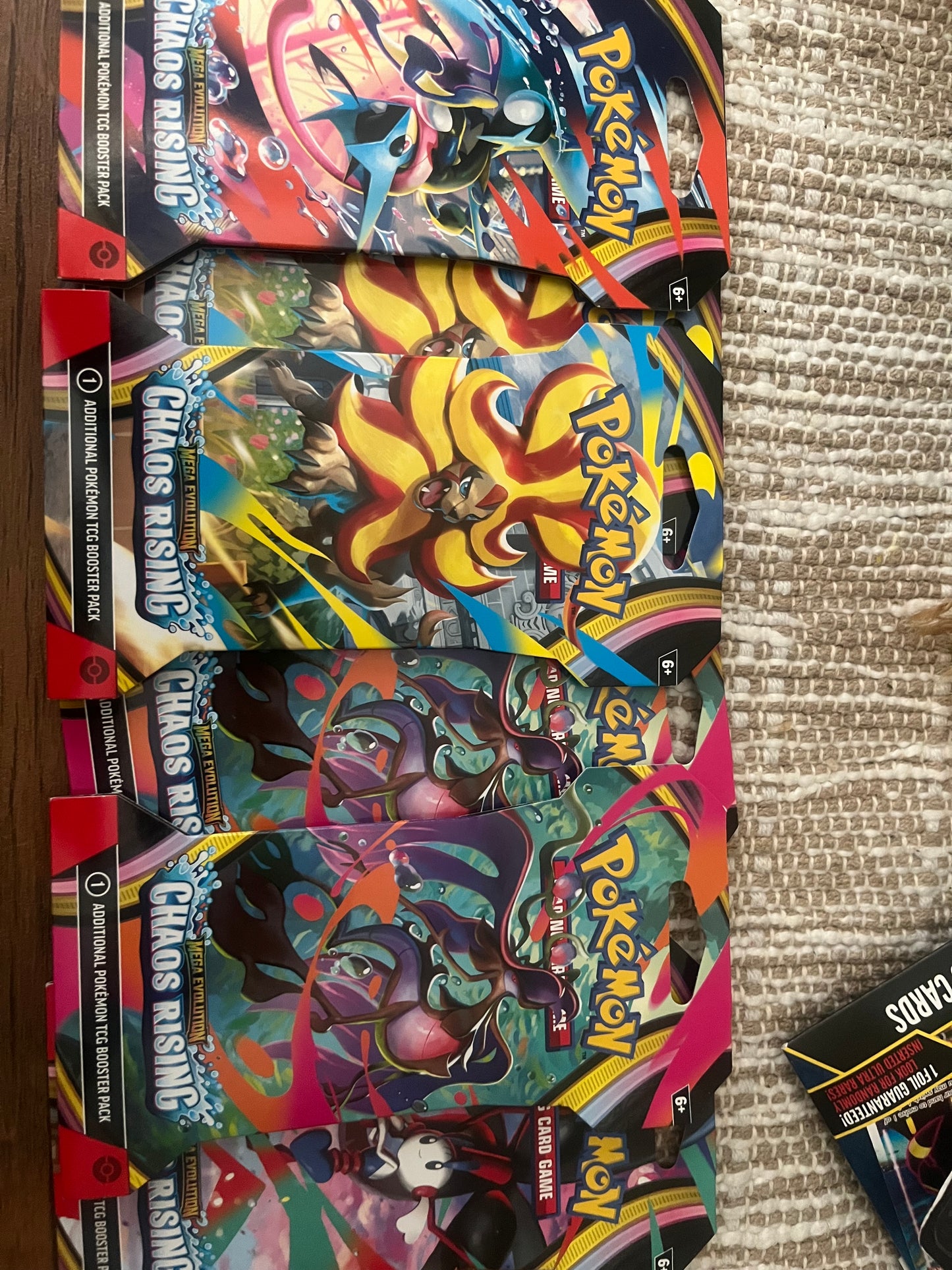 Mega evolution Chaos Rising sleeve packs