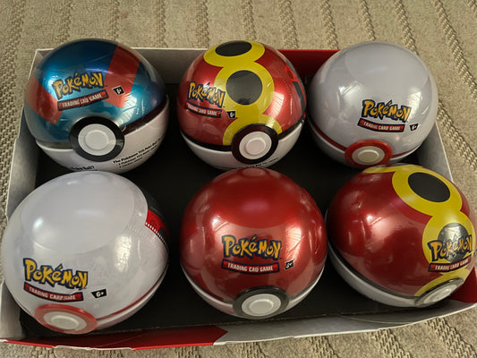 Poke ball tin 2025 3 packs