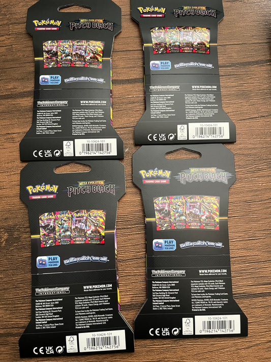 Pitch Black booster sleeve packs