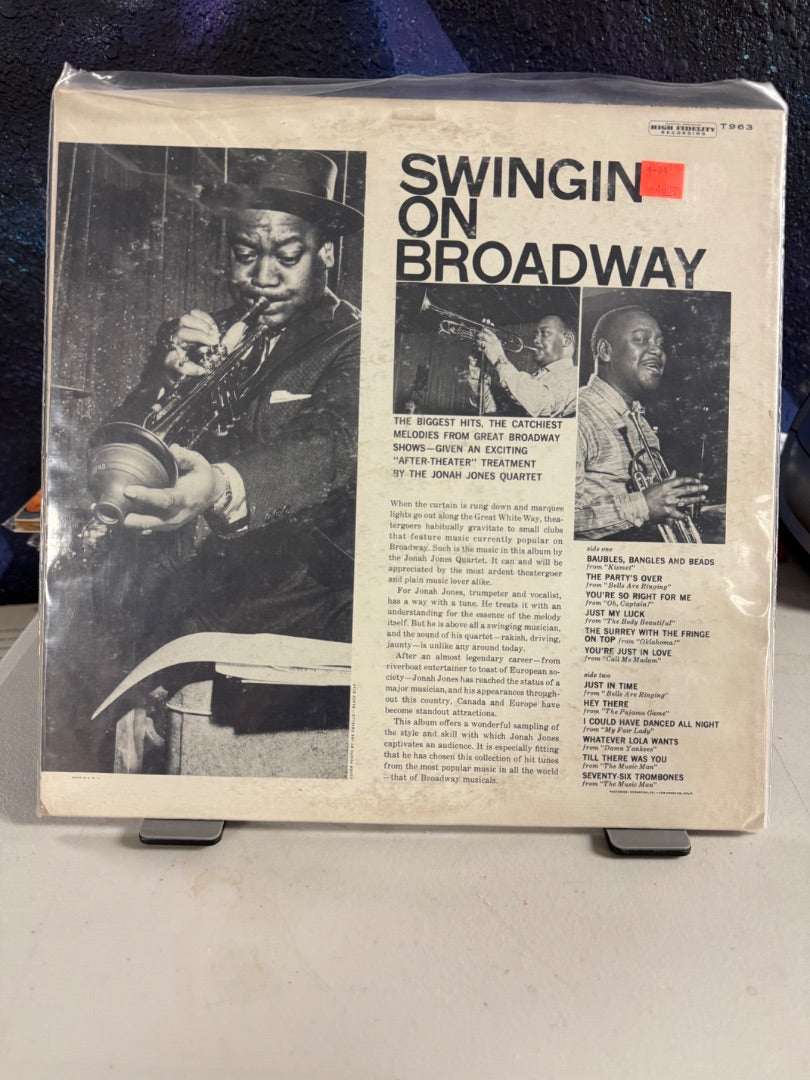 Swingin' on Broadway. HIT SONGS FROM GREAT BROADWAY SHOWS