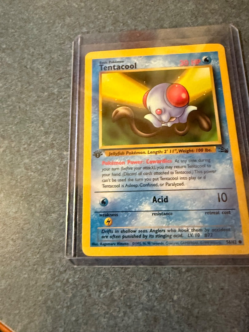 1st edition fossil tentacool