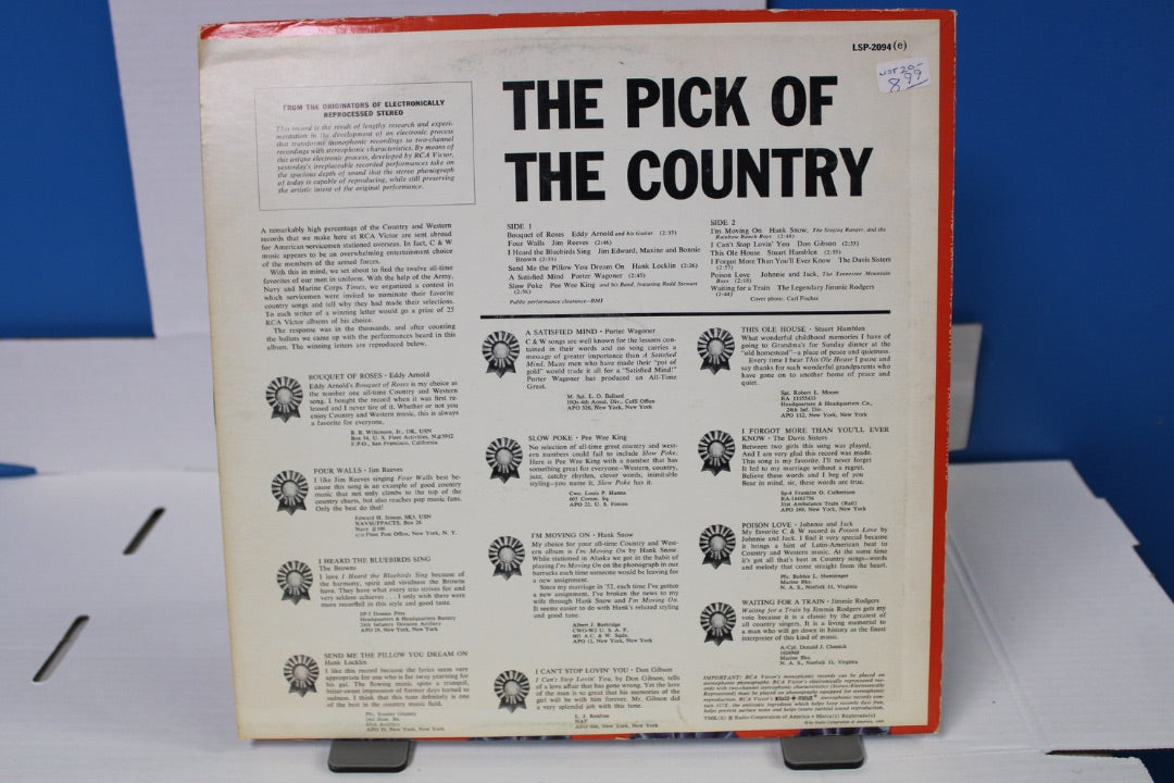 THE PICK THE COUNTRY