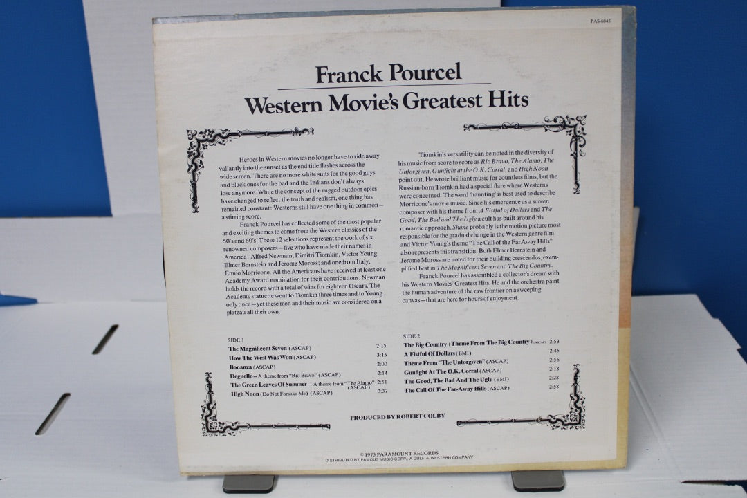 Franck Pourcel Western Movies Greatest Hits