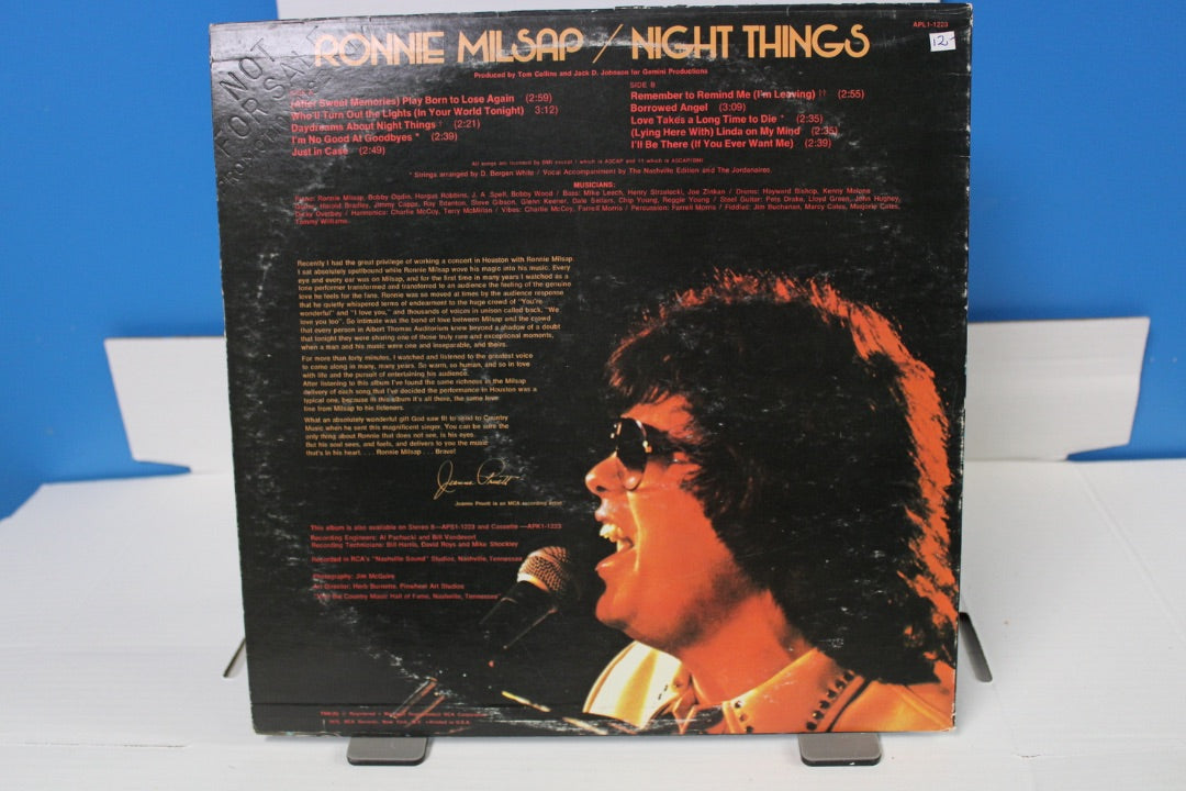 RONNIE MILSAP/ NIGHT THINGS DAYDREAMS ABOUT NIGHT THINGS / JUST IN CASE