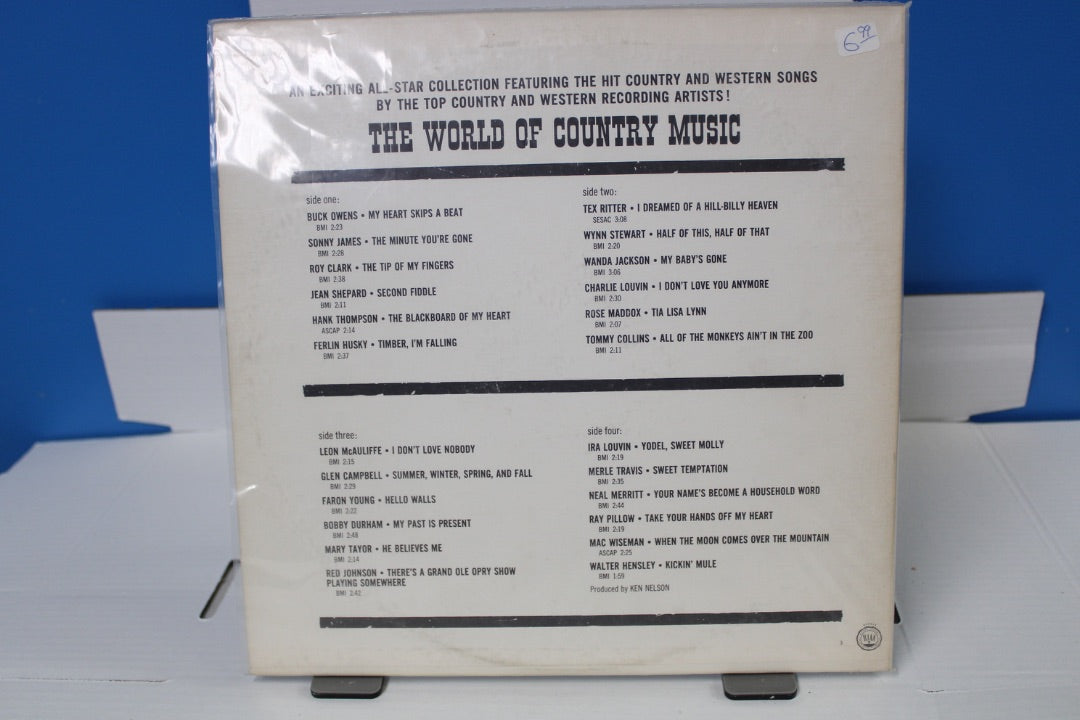 4 Great Artists/4 Great albums THE WORLD OF COUNTRY MUSIC