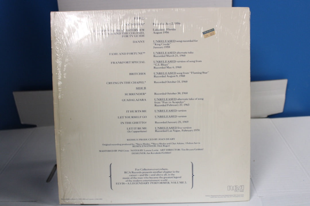 Elvis a Legendary performer vol 3