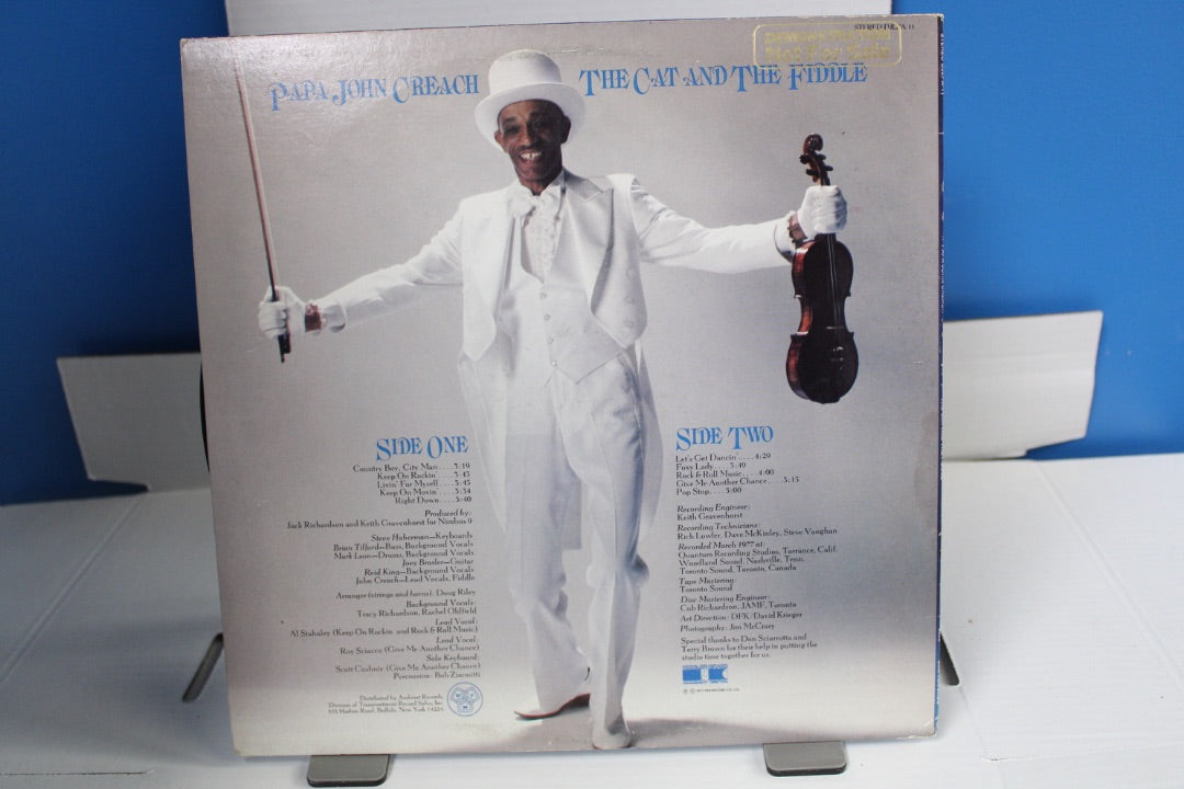 PAPA JOHN E RIACH THE CAT AND THE FIDDLE