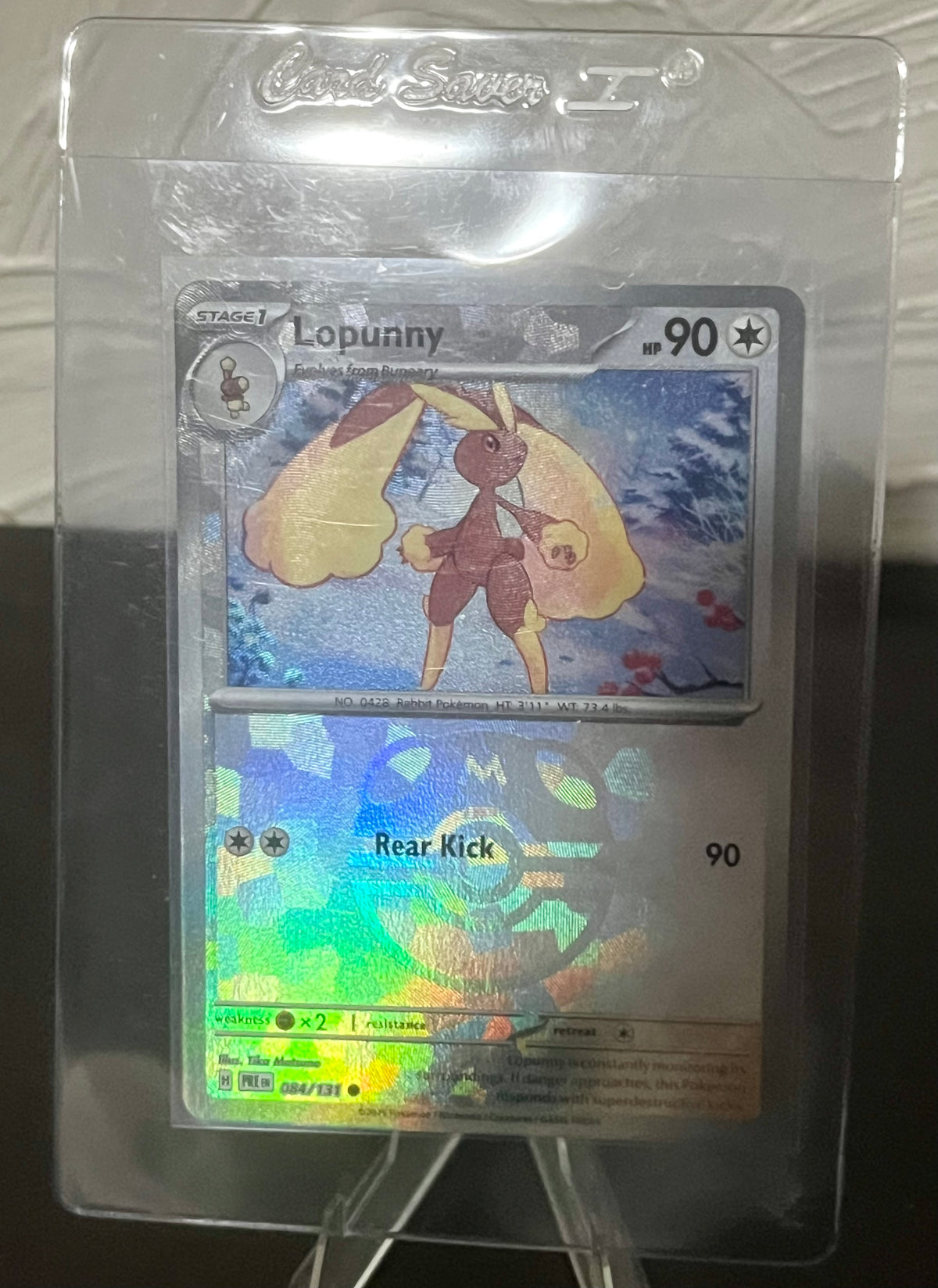 Pokemon Lopunny Master Ball Reverse Holo